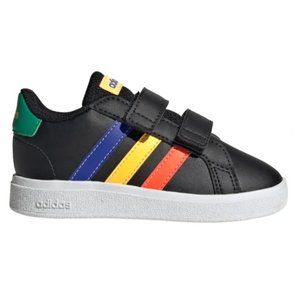 adidas Kids' Grand Court Double Strap Sneaker (Toddler)